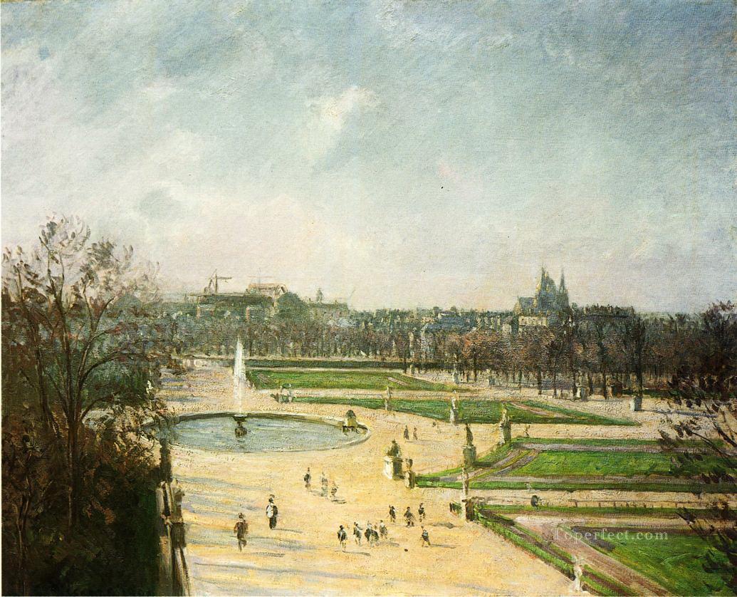チュイルリー公園の午後の日差し 1900年 カミーユ・ピサロ油絵